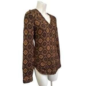 Vintage alpaca BEKETHI BKT hoodie sweater Made in Peru women’s size small